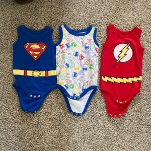 Superhero Baby Onesies Set
